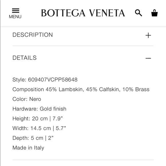 Bottega Veneta Mini Bag - Picture 6 of 6